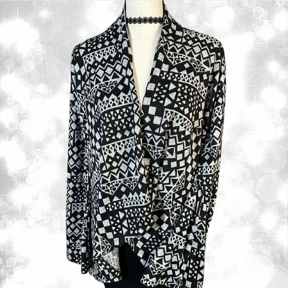 Geometric Cardigan